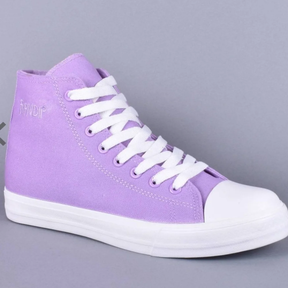 NIB NEW Rip n dip Lord Nermal Lavender Canvas High Top Sneakers Unisex 10 M